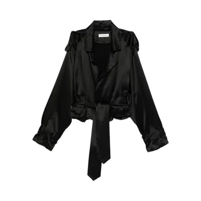 The Frankie Shop Coats In Black