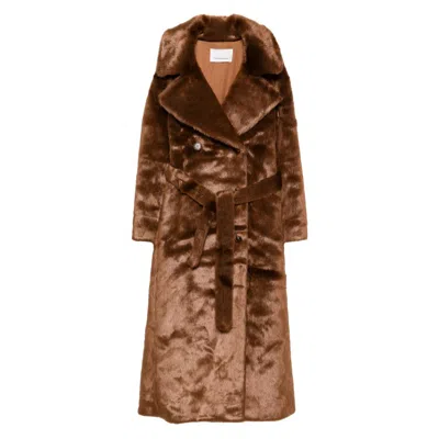 The Frankie Shop Coats In Brown