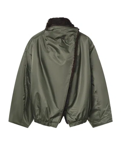 The Frankie Shop Coats In Military Green