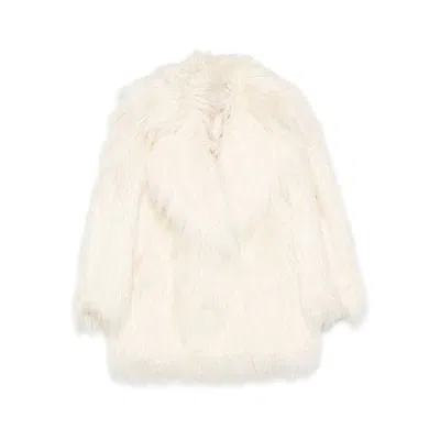 The Frankie Shop Collared Jacket In White