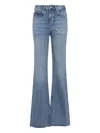 The Frankie Shop Dalston Flared Jeans Five Pockets In Blue