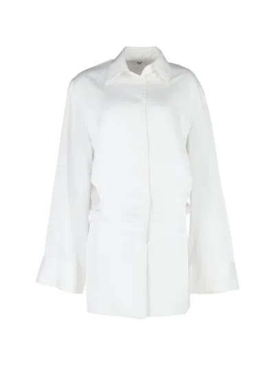 Pre-owned The Frankie Shop Cotton Shirt In White