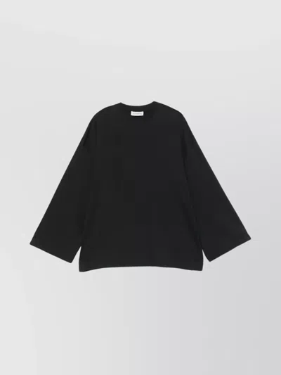 The Frankie Shop Crew Neck Oversized Fit Long Sleeves Sweater