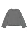 The Frankie Shop Sweatshirt Mit Rundhalsausschnitt In Gray