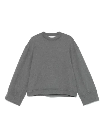 The Frankie Shop Sweatshirt Mit Rundhalsausschnitt In Gray