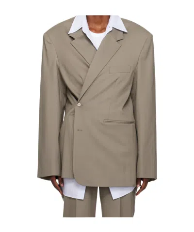 THE FRANKIE SHOP CROSBY WRAP BLAZER