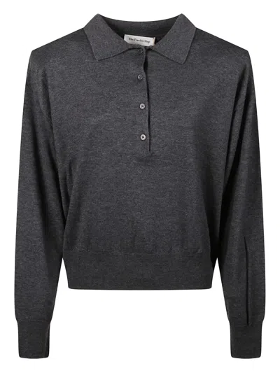 THE FRANKIE SHOP CROYDON PADDED-KNIT POLO