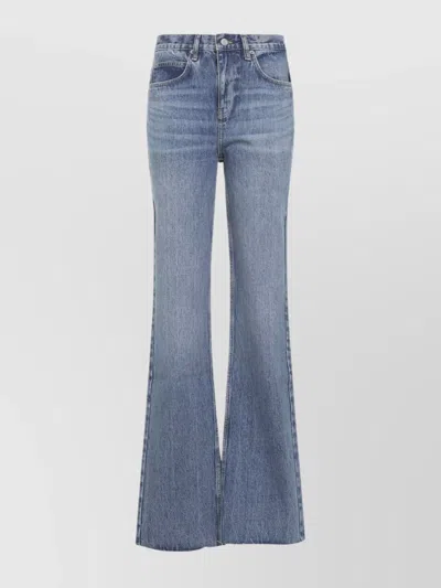 THE FRANKIE SHOP DALSTON FLARED JEANS FIVE POCKETS