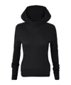 The Frankie Shop Danae Hooded Knit Top - Black