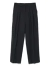 The Frankie Shop Wool Blend Wide Leg Trousers With Belt Loops