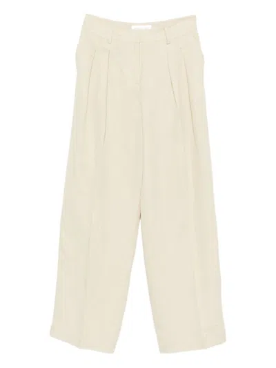 The Frankie Shop Daytona Trousers In Neutral