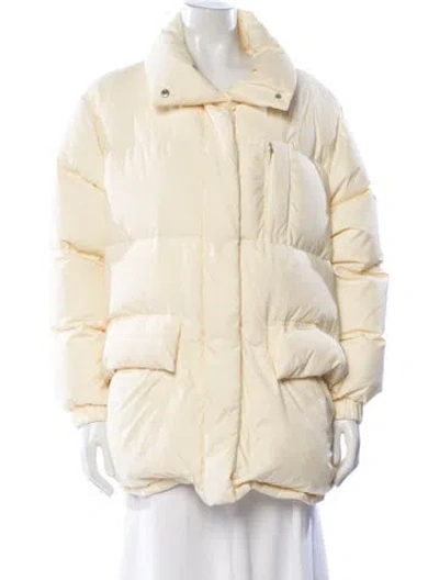 Pre-owned The Frankie Shop Down Coat In Yellow