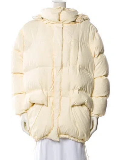 Pre-owned The Frankie Shop Down Jacket In Yellow