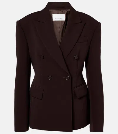 The Frankie Shop Doyer Blazer In Burgundy