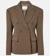 The Frankie Shop Doyer Blazer In Green