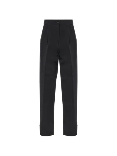 The Frankie Shop Doyer Pleated Trousers In Black