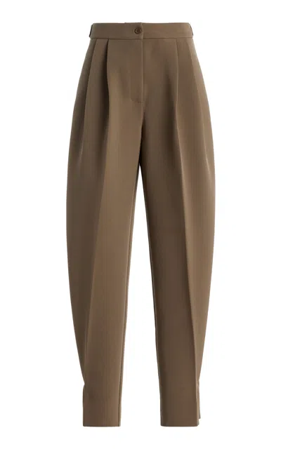 THE FRANKIE SHOP DOYER PLEATED WIDE-LEG PANTS