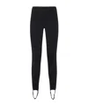 The Frankie Shop Stirrup-style Leggings With High Waist In Black