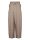 The Frankie Shop Elastic-waist Trousers In Neutral