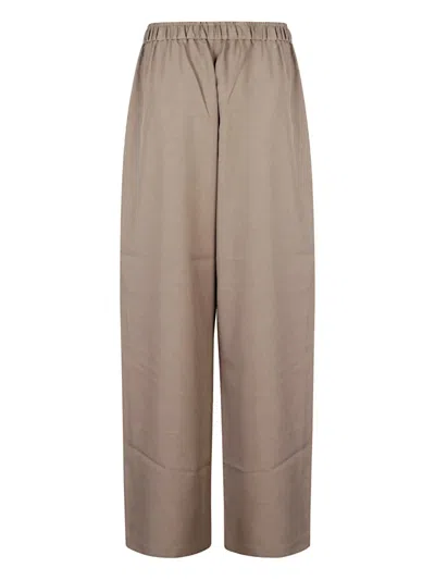 The Frankie Shop Elastic-waist Trousers In Neutral