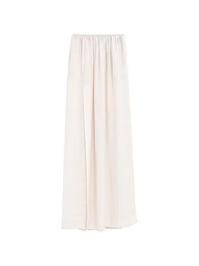 The Frankie Shop Elie Elasticated-waist Maxi Skirt In White