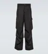 The Frankie Shop Flint Tech Cargo Pants In Black