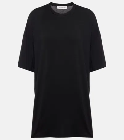 The Frankie Shop Ella Oversized T-shirt In Black
