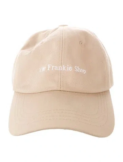 Pre-owned The Frankie Shop Embroidery  Baseball Cap In Neutral