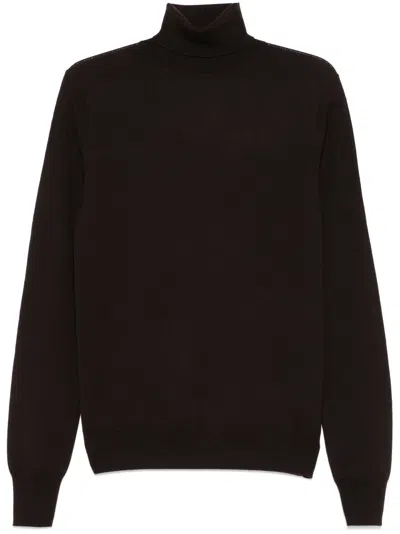 The Frankie Shop Eve Jumper In Brown
