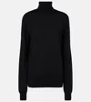 The Frankie Shop Eve Wool Sweater In Black