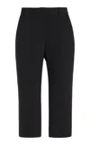 The Frankie Shop Exclusive Emersyn Woven Capri Pants In Black