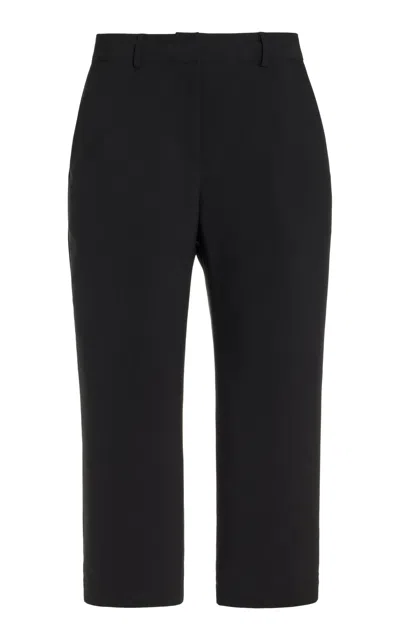 The Frankie Shop Exclusive Emersyn Woven Capri Pants In Black