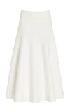The Frankie Shop Exclusive Gabrielle Knit Midi Skirt In Off White