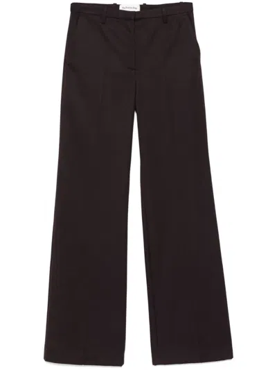 The Frankie Shop Flared Trousers In Purple