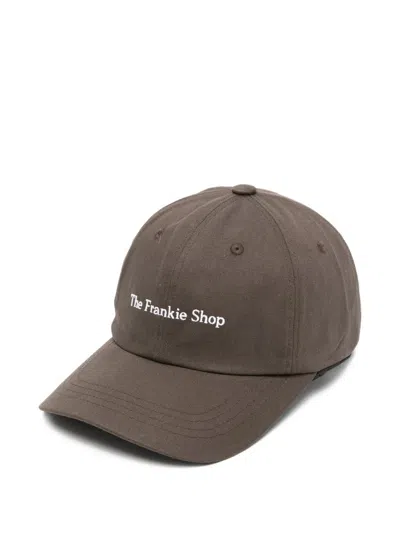 The Frankie Shop Frankie Baseball Cap In Brown