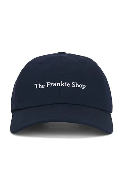 The Frankie Shop Frankie Baseball Cap In Blue