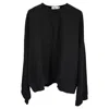 The Frankie Shop Frankie Shop Crewneck Sweatshirt In Black Cotton In Black