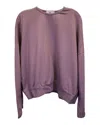 The Frankie Shop Frankie Shop Jaimie Sweatshirt In Purple Cotton In Purple