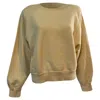 The Frankie Shop Frankie Shop Vanessa Sweater In Yellow Cotton In Brown