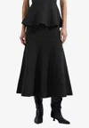 The Frankie Shop Exclusive Gabrielle Knit Midi Skirt In Black