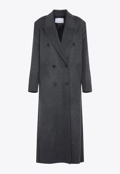 THE FRANKIE SHOP GAIA DOUBLE BREASTED COAT