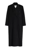 The Frankie Shop Black Gaia Double Breasted Coat