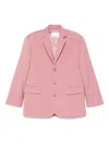 The Frankie Shop Oversized Tailored Single-breasted Blazer In Pink