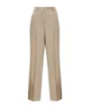 The Frankie Shop Gelso High-rise Wide-leg Pants In Brown