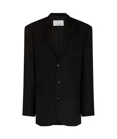 The Frankie Shop Gelso Oversized Blazer In Black