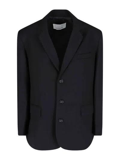The Frankie Shop 'gelso' Single-breasted Blazer In Black  