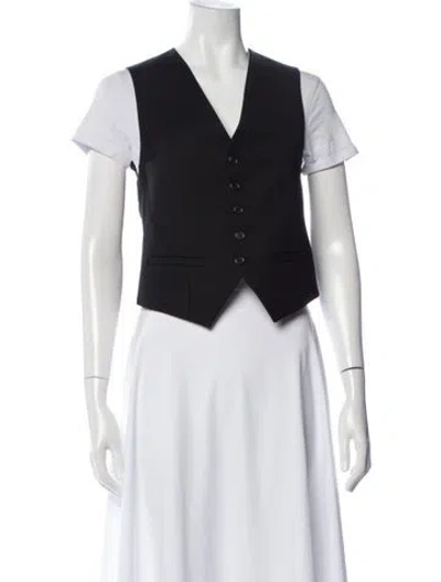 Pre-owned The Frankie Shop Gelso Waistcoat Vest W/ Tags In Gray