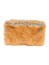 The Frankie Shop Ginevra Faux-fur Scarf In Brown