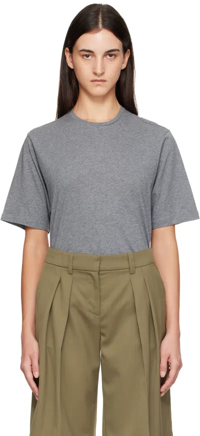The Frankie Shop Gray Harper Soft Organic T-shirt