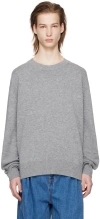 THE FRANKIE SHOP GRAY QUINTON SWEATER
